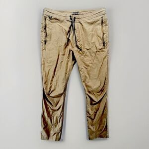 Roark Pants Mens 34 Khaki Tan Stretch Layover 2.0 Adventure Drawstring Outdoor